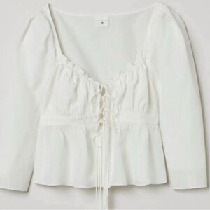 Brock Collection x H&M Tie Front Blouse